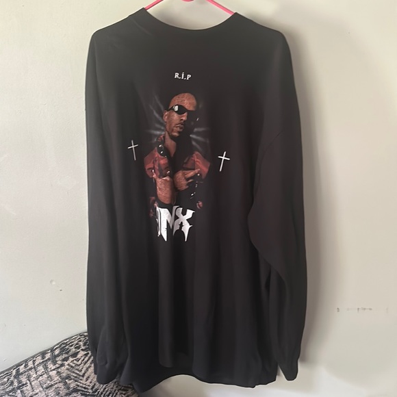 RIP DMX Yeezy Balenciaga Collab XL Oversize Tee Long Sleeve